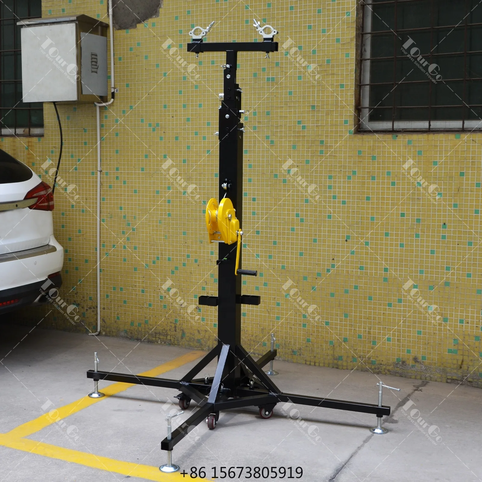Wholesale Price Heavy Duty Led Screen Stage Light Line Array Speaker Truss Lift Tower Truss Crank Stand
