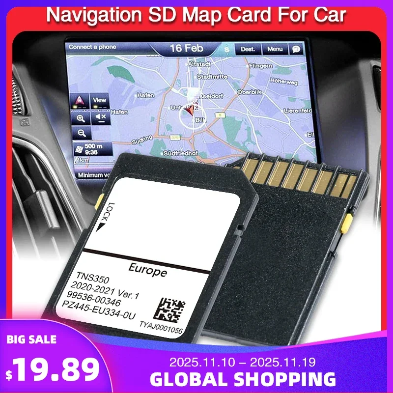 

Sat Nav for Toyota TNS350 Auris Corolla Hilux IQ Verso Yaris Vehicle Update 2021/2022 Europe UK Map Navigation 8GB
