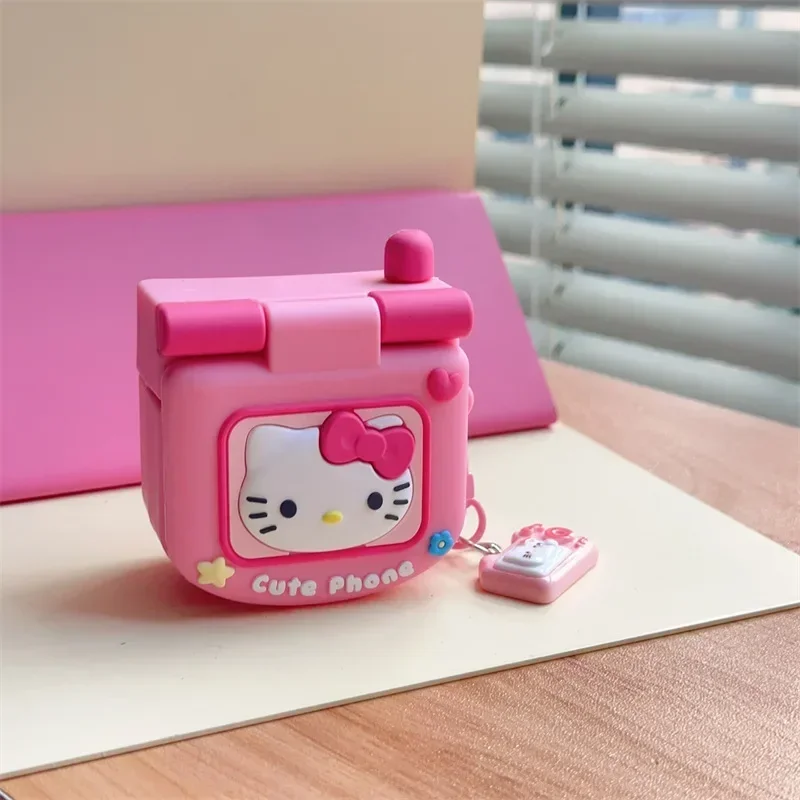 

Flip Cover HelloKittys Headphone Cover Cartoon Mirror Airpods1 3Rd Bluetooth Wireless Pro Fashion Protect Case Birthday Gift