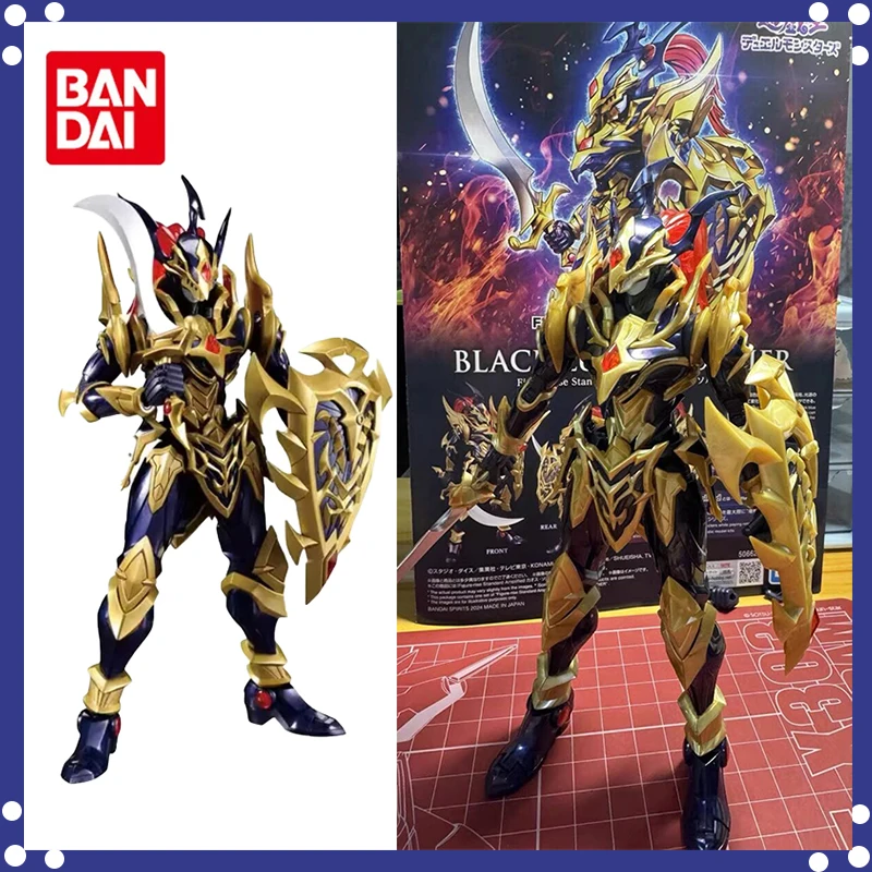 Bandai Original Anime Yu-Gi-Oh! Duel Monsters Figure-rise BLACK LUSTER SOLDIER Action Figure Assembly Model Toys Ornaments Gifts