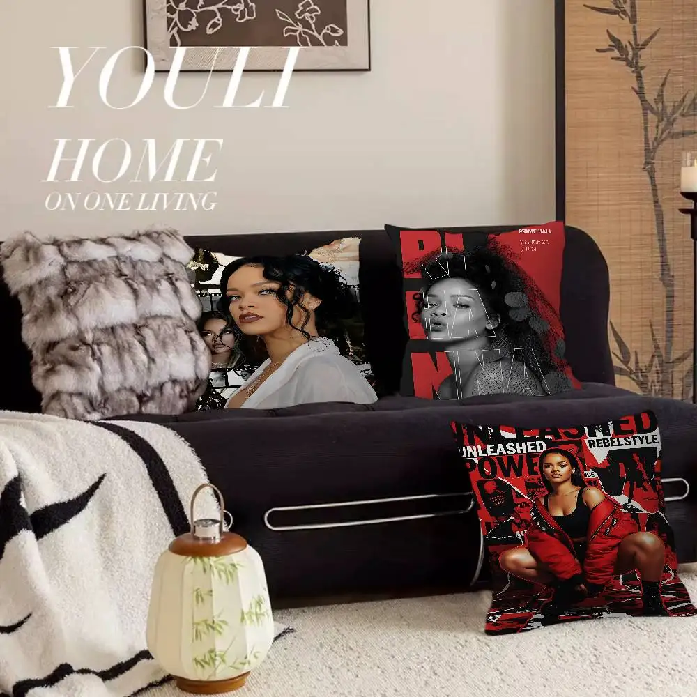 

Чехол для подушки Singer R-RIHANNAS, декоративная наволочка с принтом для дивана