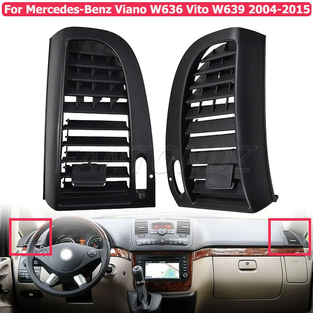 

Car AC Vent Grille Air Vent Outlet Cover Panel For Mercedes Benz Vito Viano W636 W639 2004-2015 6368300300 6368300200 Left/Right