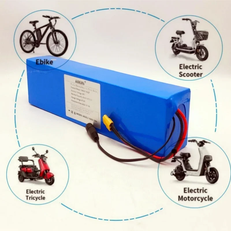 Batterie 18650 Lithium-Ionen 16S2P 60 V 6800 mAh mit BMS