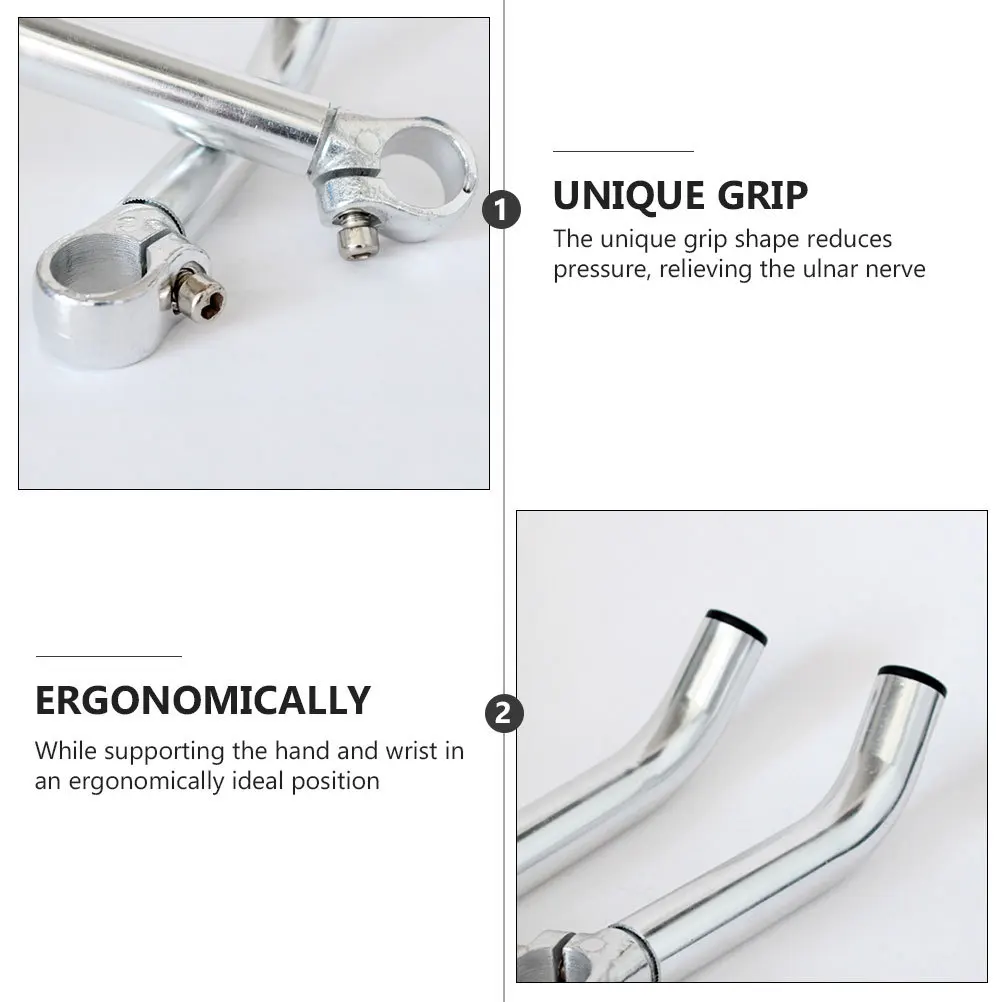 

1Pair Universal Bike Deputy Grips Shofar Handlebar Ergonomic Design Pressure Relief Cycling Accessories Bike Deputy Grips