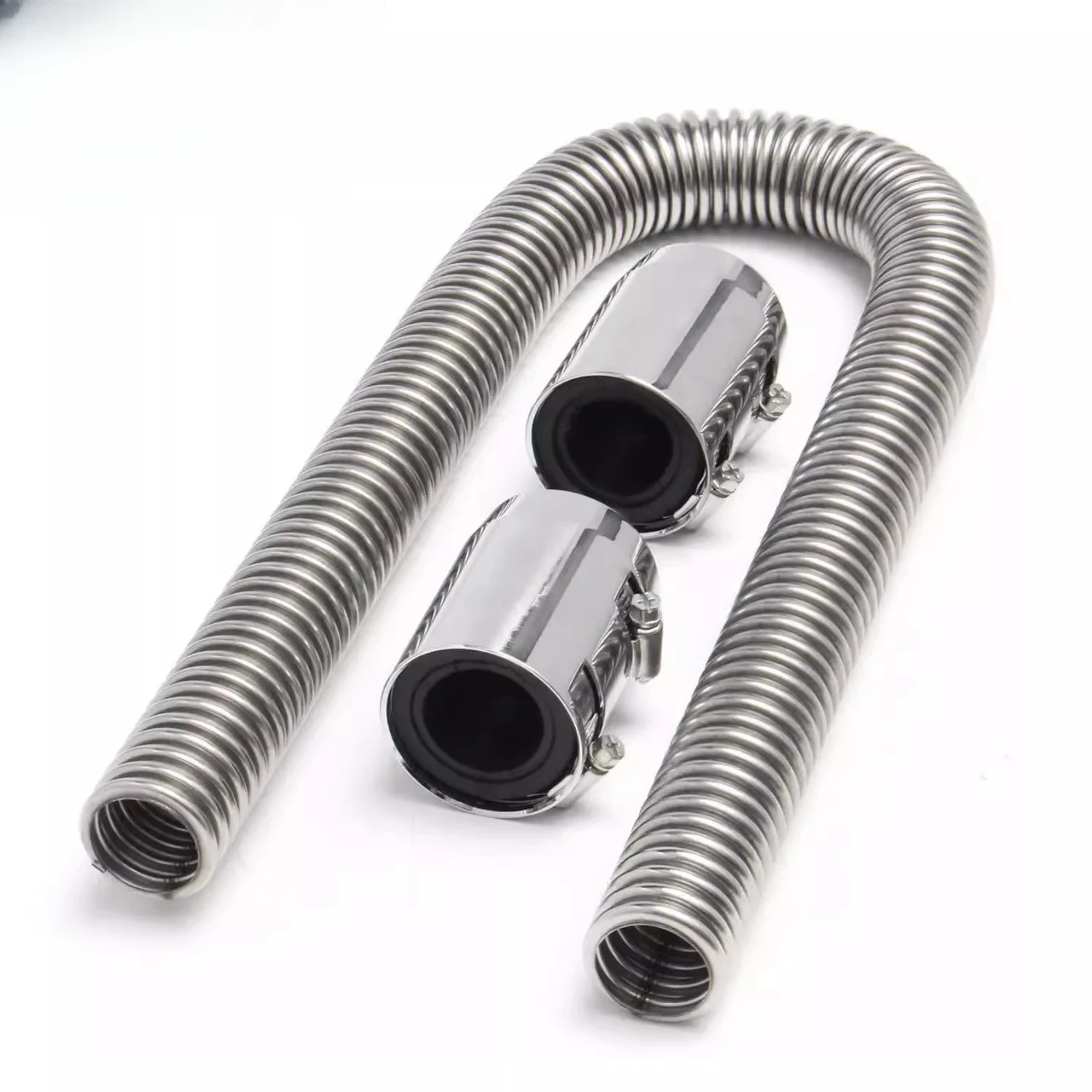 

Automotive Retrofit Stainless Steel Radiator Hose Cooling Water Hose Kit 24 "36" 48 "
