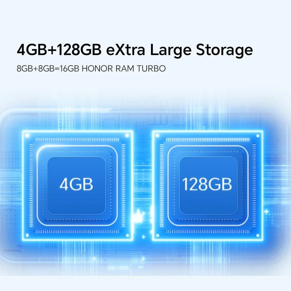 HONOR X6b, Versión EU, Smartphone con Batería de 5200 mAh, Gran Almacenamiento de 8(4+4)GB+128GB, Cámara Ultra Nítida con IA de 50MP 6