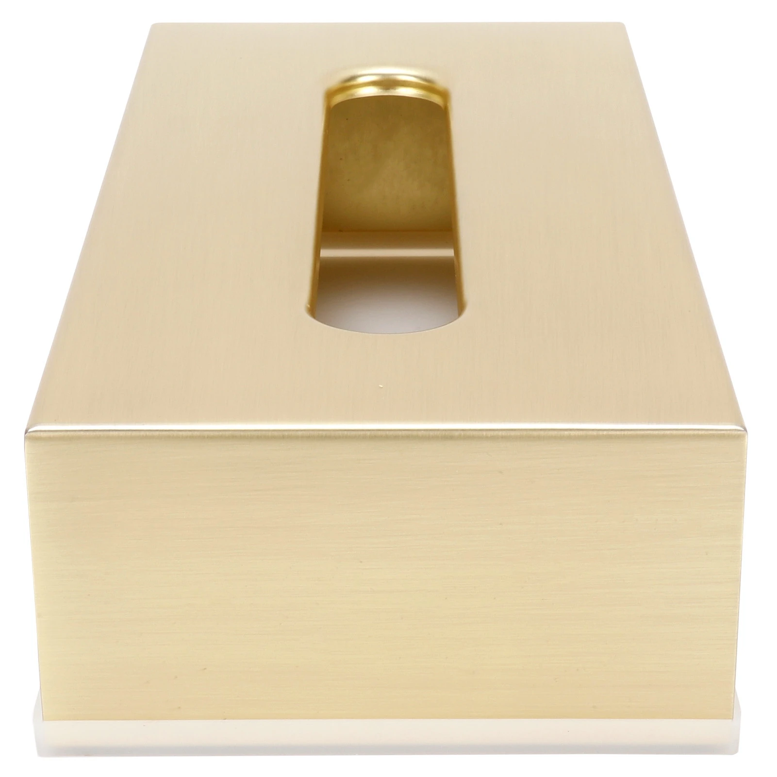 Tissue Box Innovative Rectangular 304 Stainless Steel Napkin Paper Holder Container Gold Toilet Paper Organizer