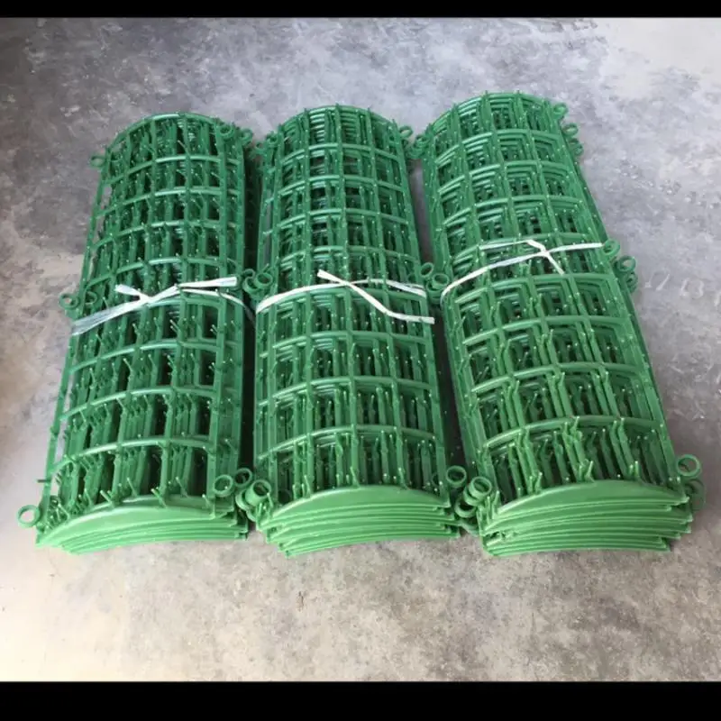 50 Uds. Soporte de flores artificiales marco de plástico para guirnalda de flores arcos de pared DIY decoración de boda telón de fondo fila de subrack doblada