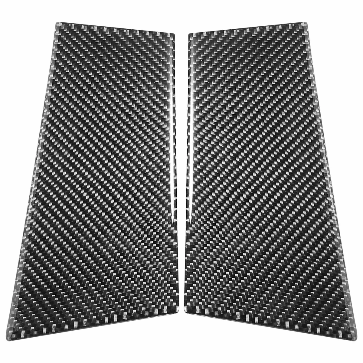 for 350Z 2003-2009 Carbon Fiber B Pillar Cover Sticker Window Goalpost Decorative Paste Car Accessories