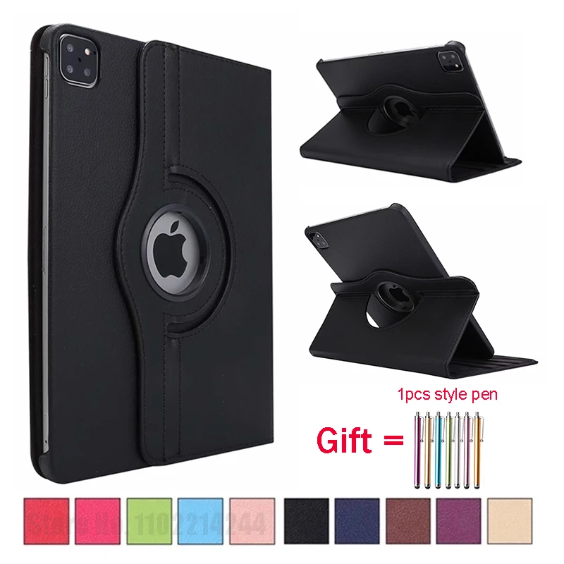 

For iPad Pro 12.9 inch 2022 2021 Case 360 Rotating Leather Tablet Stand Protective Cover For iPad Pro 12 9" Case 2020 2017 2015