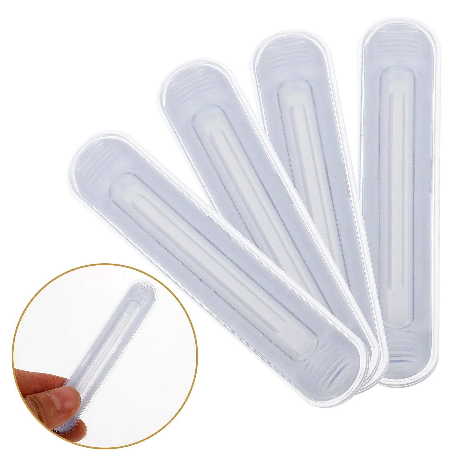 

4 Pcs Anti-collision Stickers Cabinet Bumpers Clear Wall Protector Chair from Furniture for Cabinets