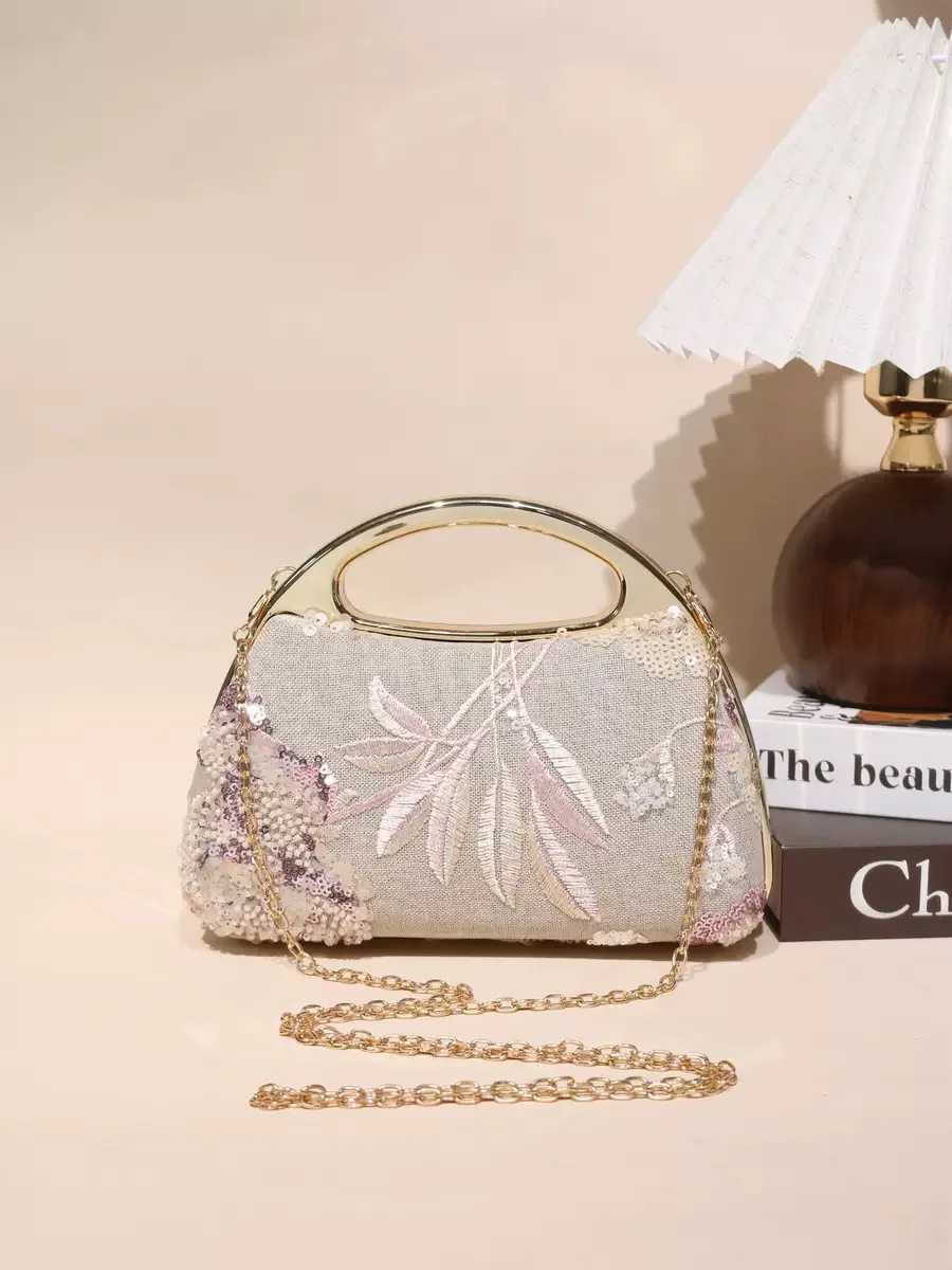 

Сумка-клатч с китайской вышивкой, свадебная банкетная сумка Happin Mommy, шелковая женская сумка с цветочным узором ell ape