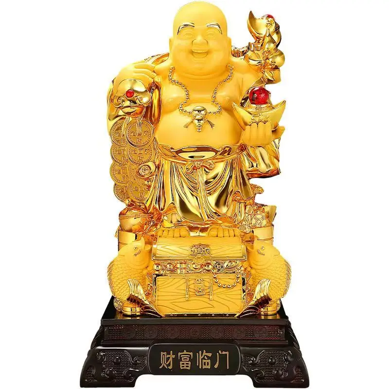 

Maitreya Buddha adornment big belly laughing Buddha sculpture Feng shui deities home living room decoration gifts