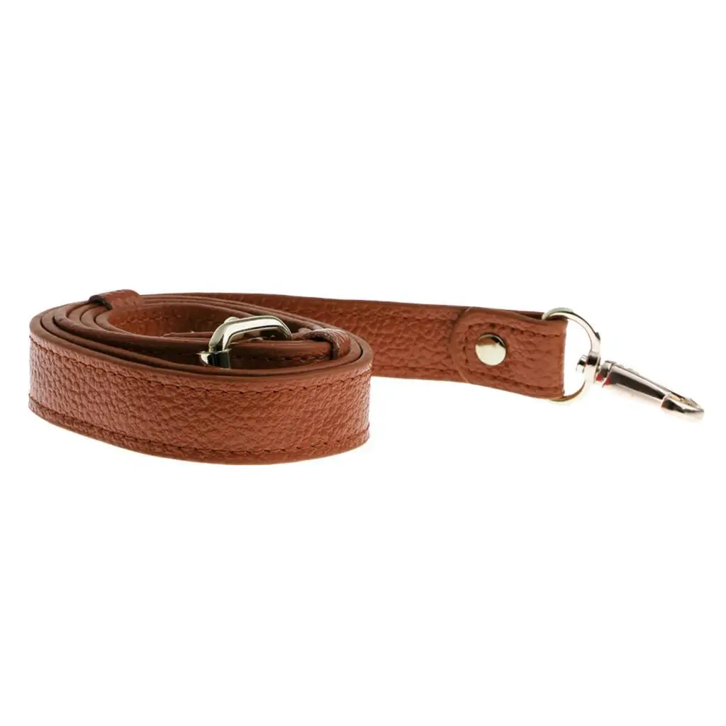 Real Leather Shoulder Bag Strap Replacement Adjustable Gold Hardware for Handbags Men's Leather Travel Bag and Designer Tote