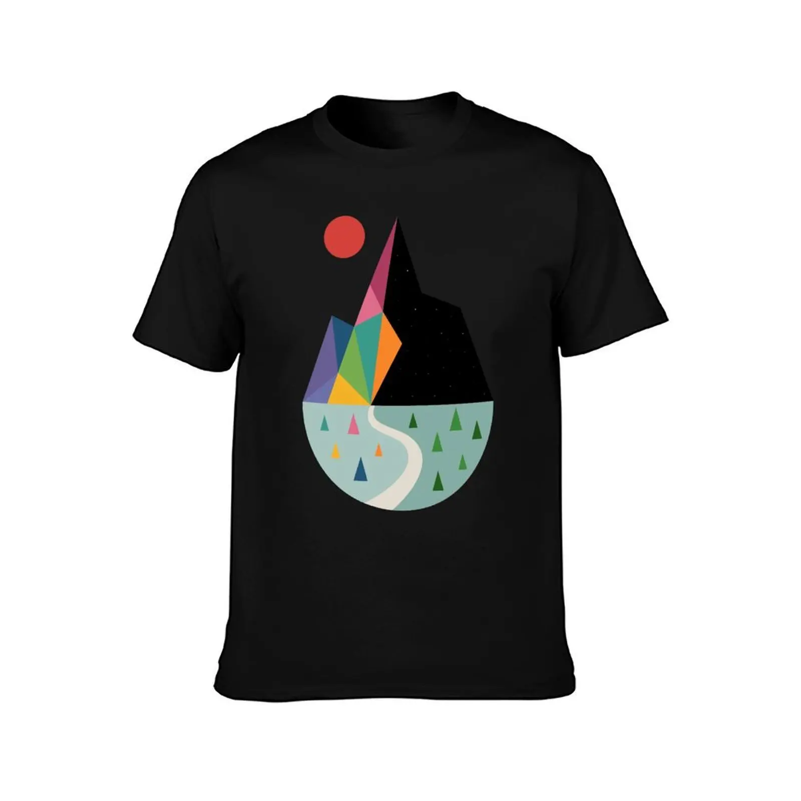 Bright Side T-Shirt Summer Casual Cotton Tee Oversized Streetwear Tops Vintage Graphic Print Loose Fit Short Sleeve