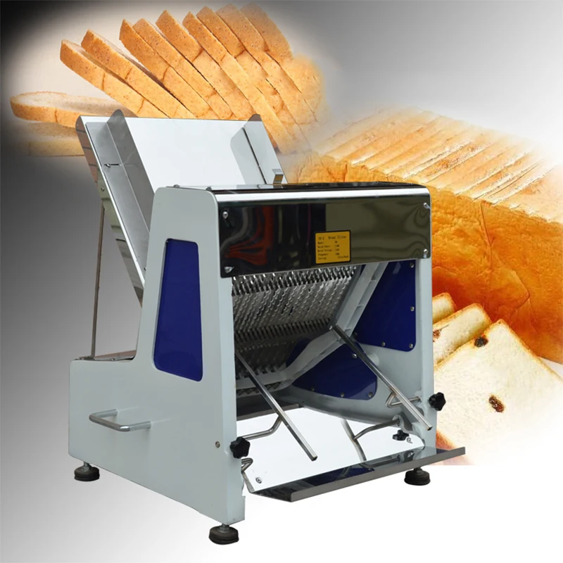 Commercial Stainless Steel Slicer Square Bag Slicer Bread Toast Slicer High-end Baking Cake Shop Western Restaurant Equipment