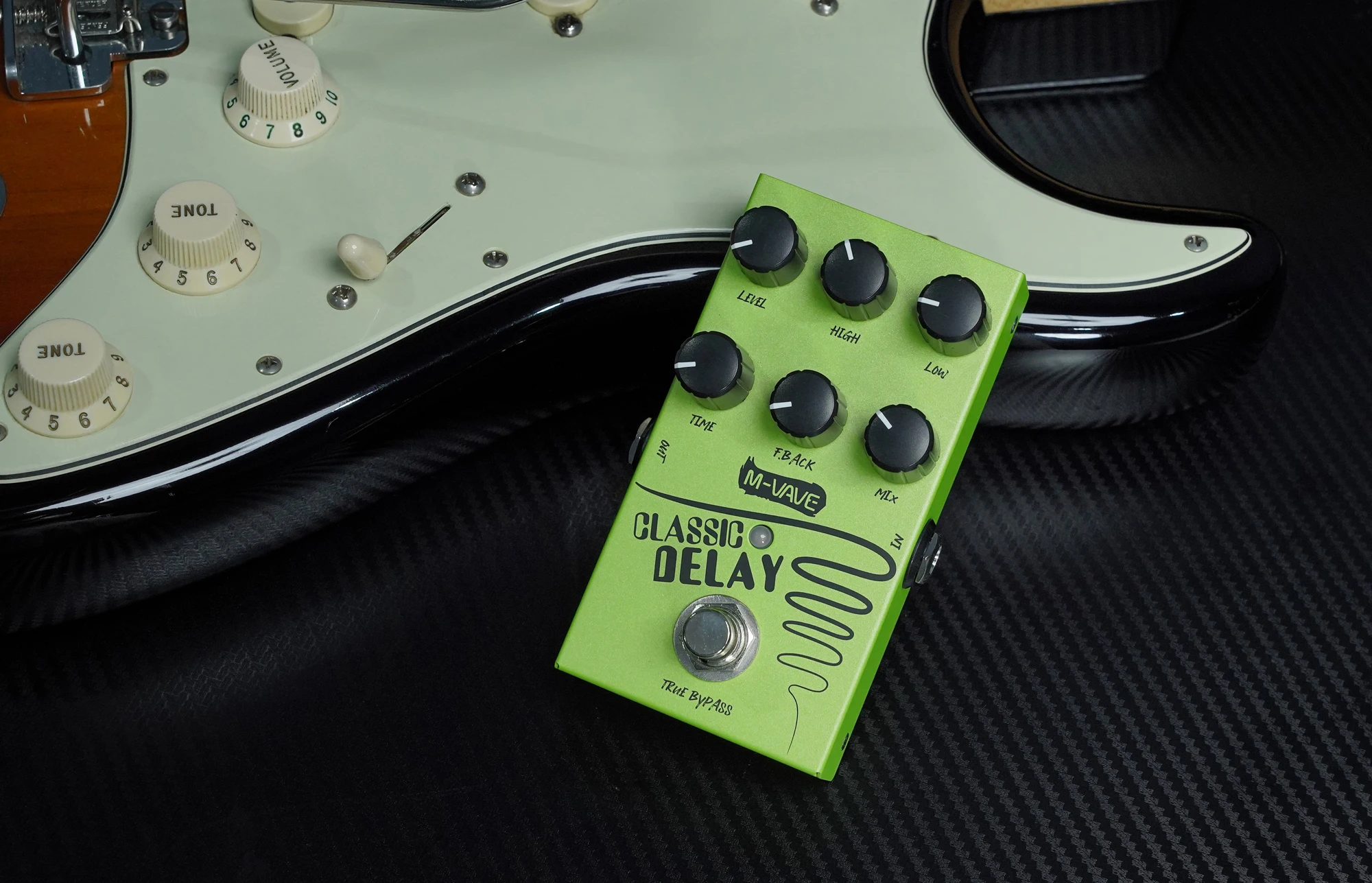 New 2024 M-vave Classic Delay Effect Pedal for Guitarists with 600ms Delay Time，Revolutionize Your Guitar Sound