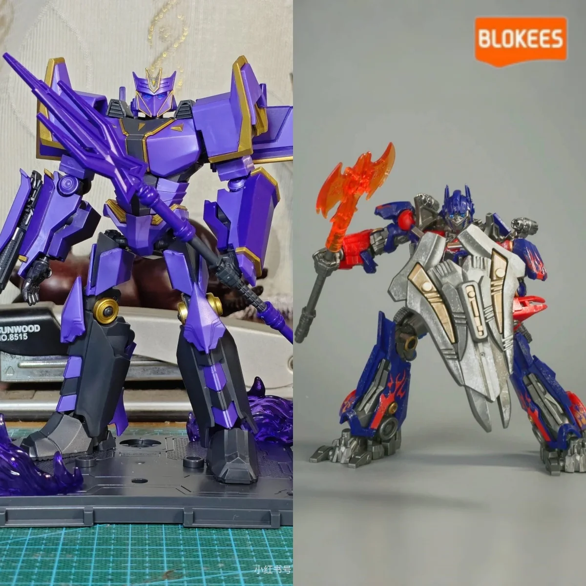 BLOKEES Wysokiej Jakości Klasyczny Optimus Prime Megatron Aerial Sentinel Transformers Figurki Akcji Zestaw Zmontowany Robot Model Zabawka