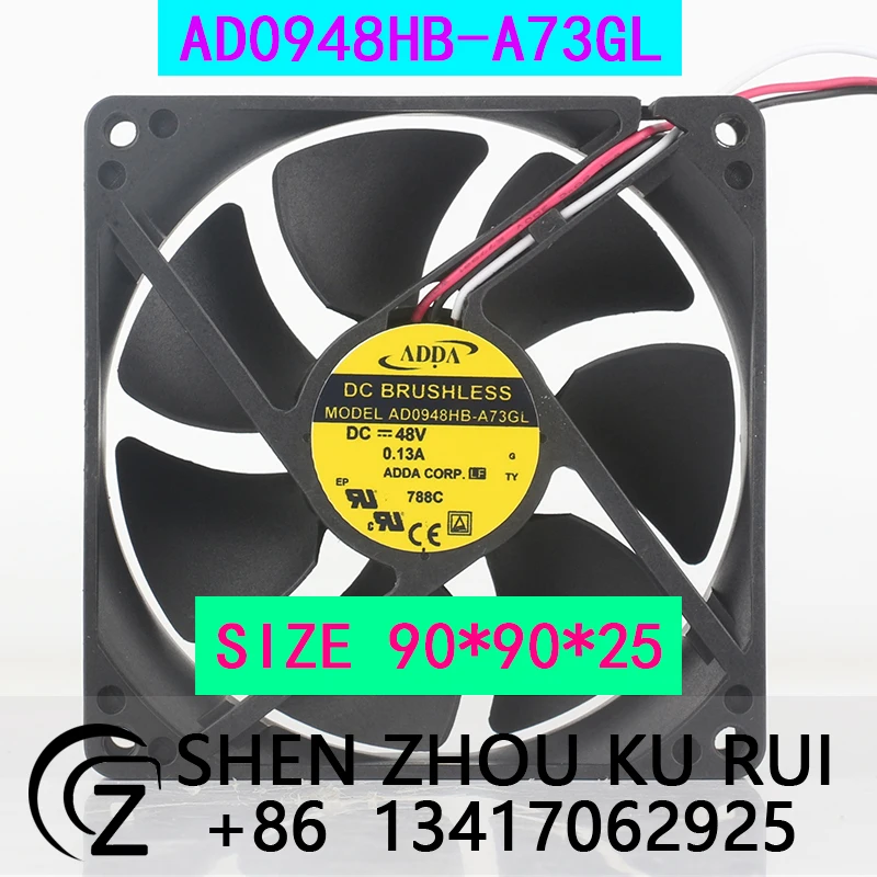 ADDA 48V 0.13A 9025 90X90X25MM 9CM Inverter Ultra-quiet Elevator cabinet Dual ball AD0948HB-A73GL cooling fan