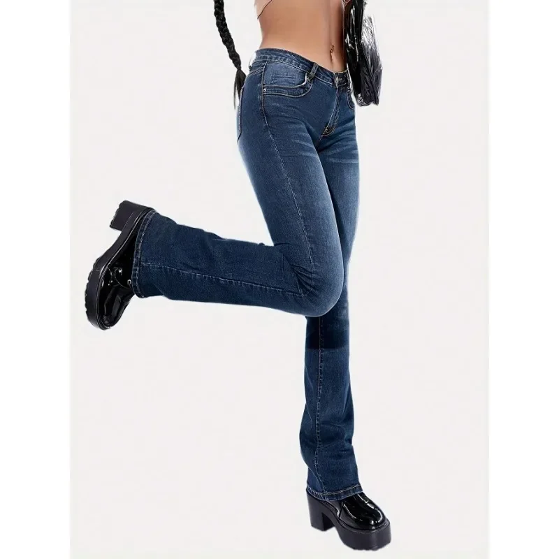 

‌2025 Women's Stretch Streetwear Jeans - Raw Edge & Urban Revival Denim‌