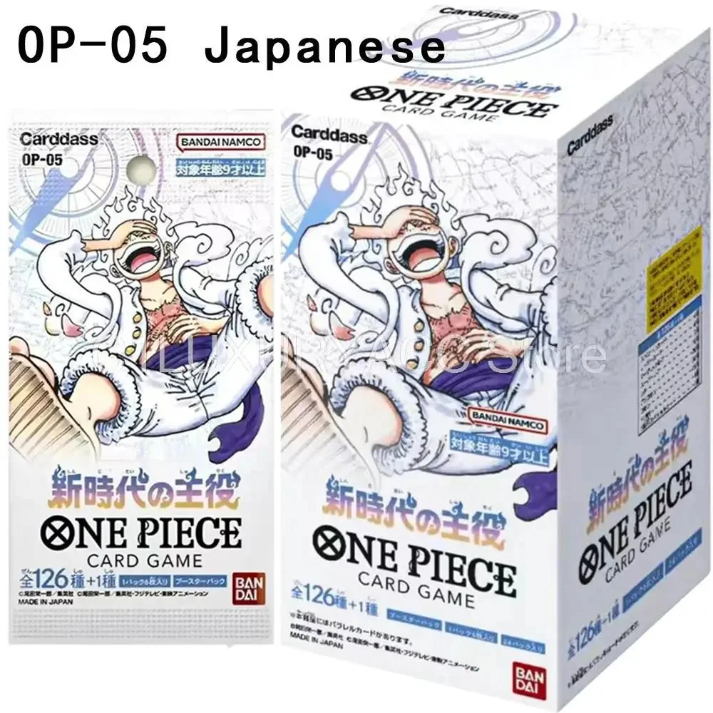 Originale Bandai Japanese One Piece Card Opcg TCG OP-01/05/06/07/08 pacchetto supplementare Powerhouse leggendario