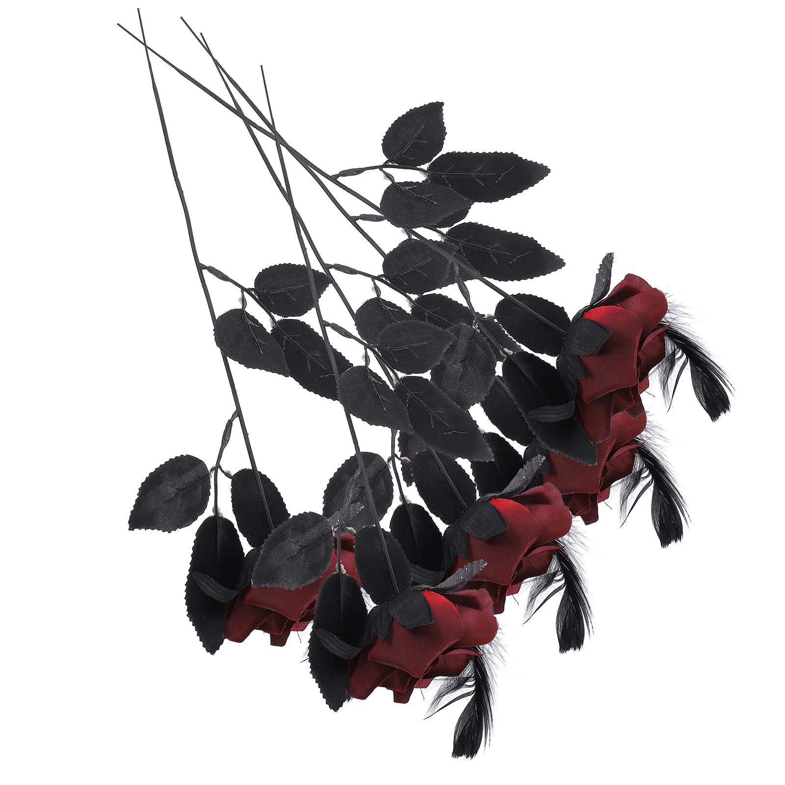 

5Pcs Artificial Rose Decors Handmade Simulation Silk Flowers Perfect for Wedding Home Office Decoration Artificial Rose Decors