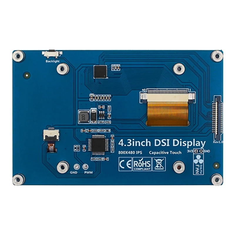 

New--Orange Pi IPS Touch Screen Orange Pi IPS Touch Screen IMIPI Display Monitor Panel Suitable For Orange Pi 3B Boards 7 Inch