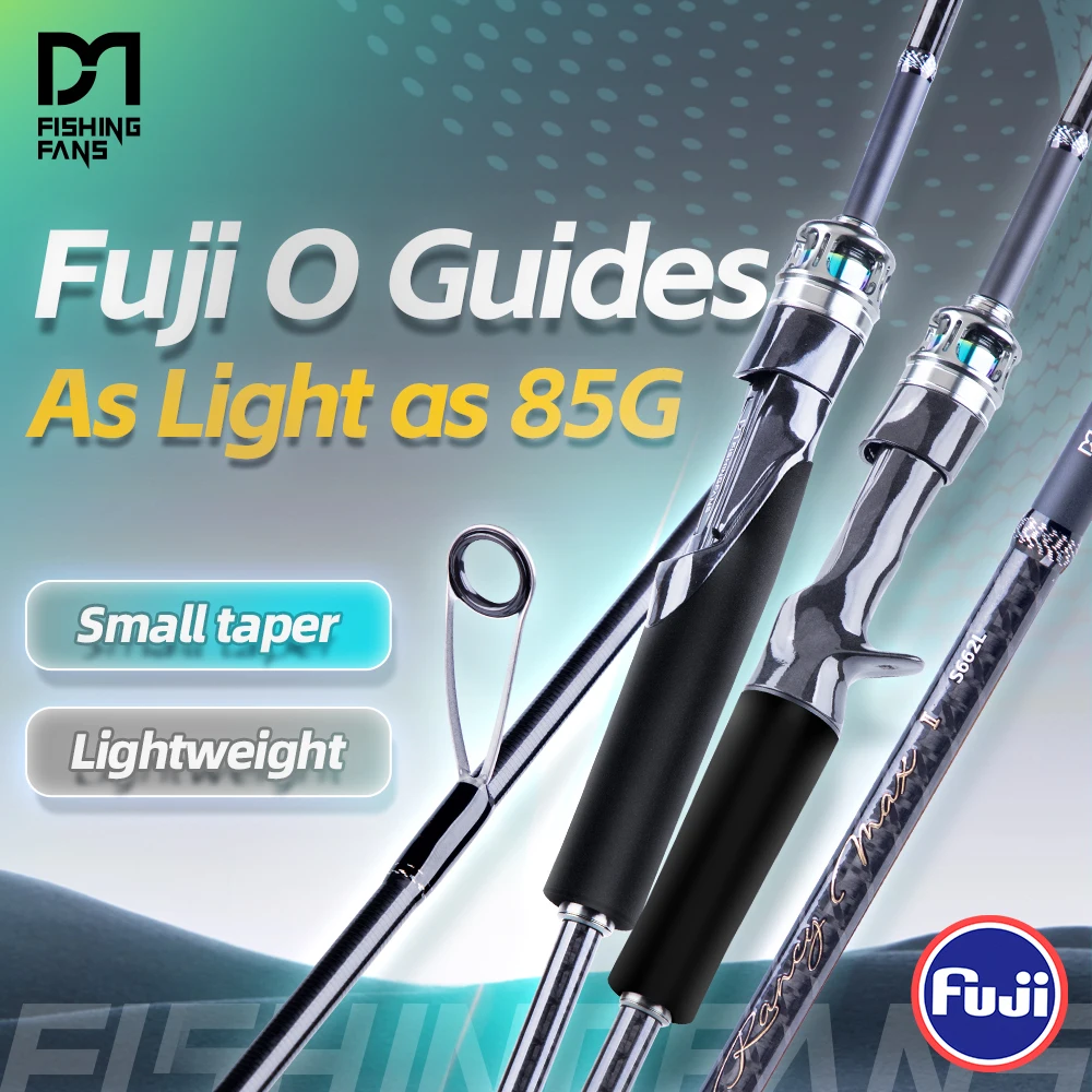 مراوح الصيد رانسي ماكس عالية الكربون فوجي O دليل عالية الكربون سوبر لايت L ML M الغزل الصب باس البحر قارب الصيد رود #1