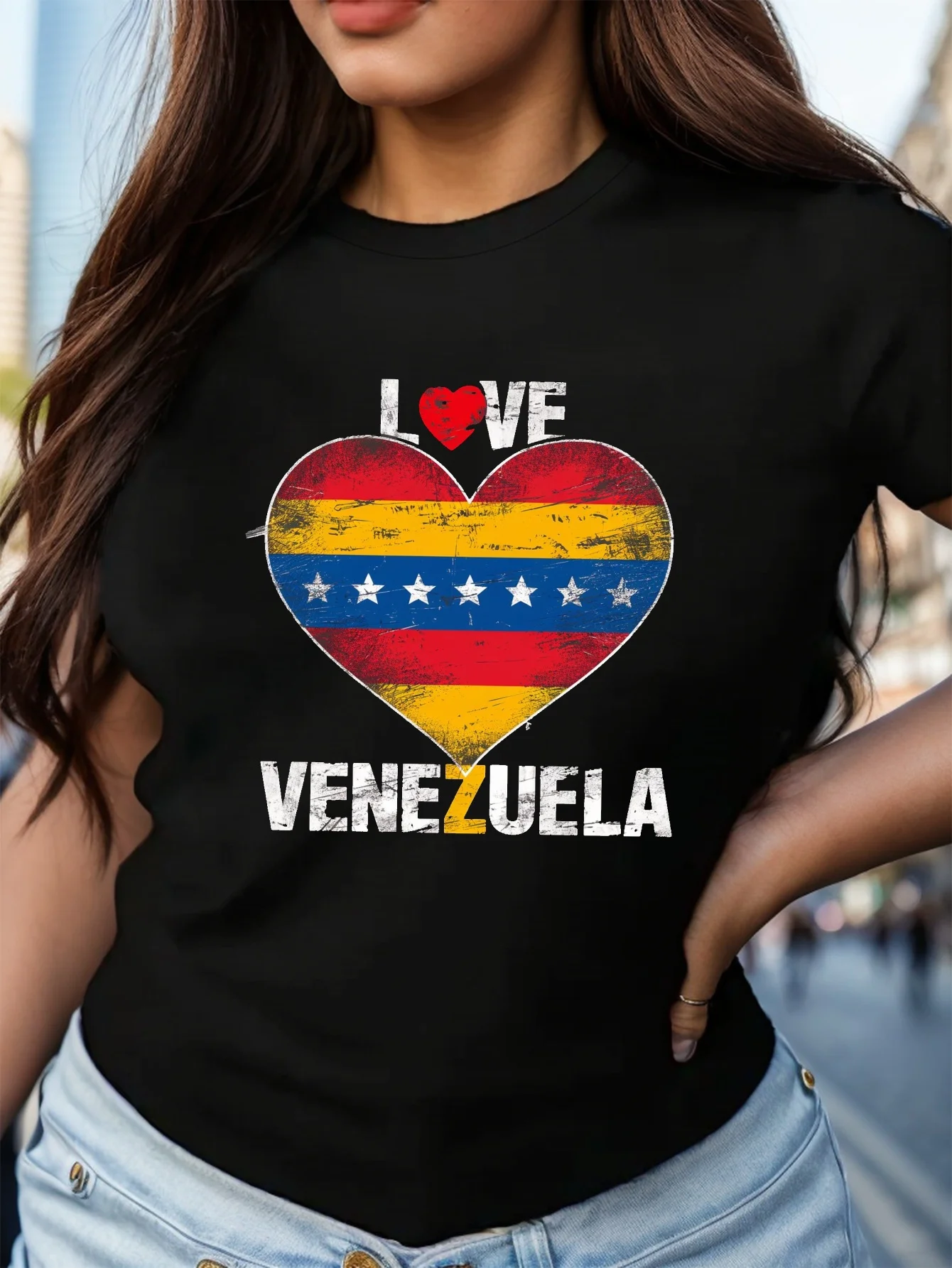 Heart Venezuelan women's comfit t-shirt