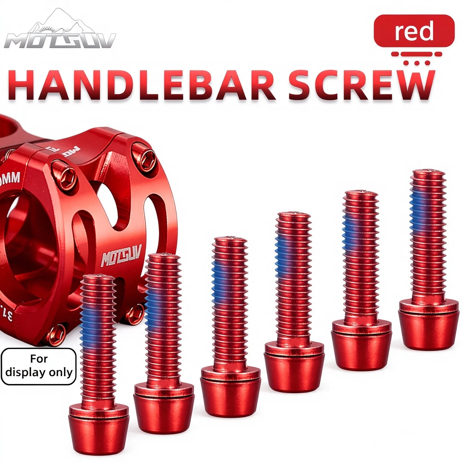 Bicycle mountain bike road bike colorful handlebar holder water bottle holder handlebar screw hexagon tool