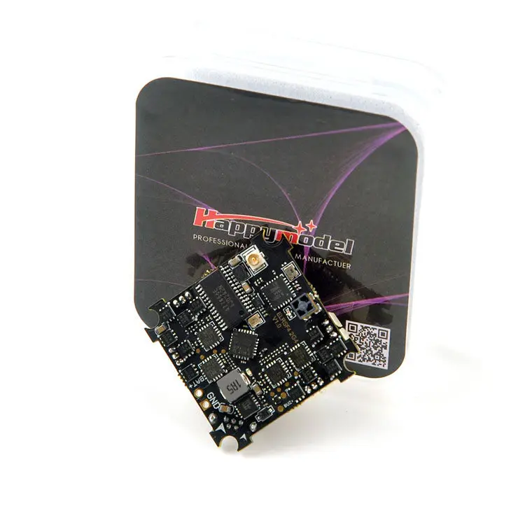 Happymodel ELRS F4 2G4 AIO Flight Controller, Built-in 2.4GHz ELRS Receiver, 5-in-1 for Tiny Whoop