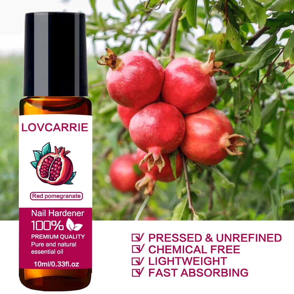 1 PCS Essential Oil Red Pomegranate Seed Oil for Nails Skin Body Hair Care Moisturizer Nail Hardener Manicure Treatment Liquid