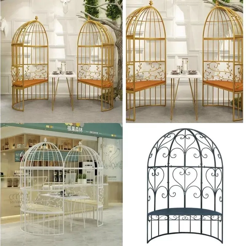 Double Courtyard Vine Climbing Frame Garden Lazy Chair Creative Bird Cage Flower Stand Outdoor Leisure