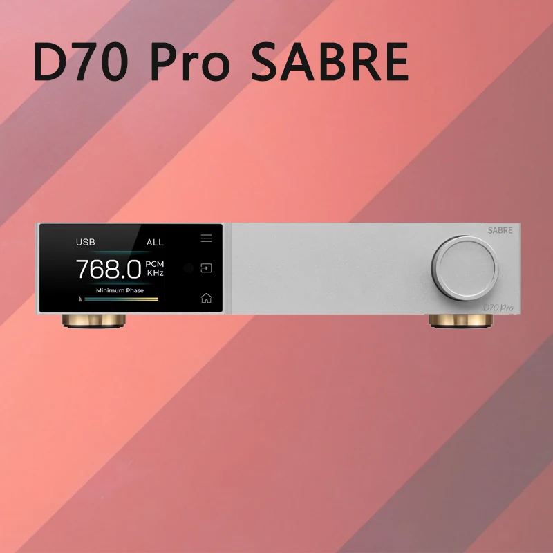 TOPPING dsd ES9039SPRO 32Bit/768kHz DSD512 DAC MQA Decoder dengan Remote Control DAC Terbaik D70Pro TOPPING D70 Pro SABRE