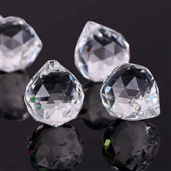 Glass Balls 20 30 40 mm Chandelier Light Faceted Diamond Prisms Ball Hanging Pendant Sphere Lamp Clear Suncatcher Crystal Ball