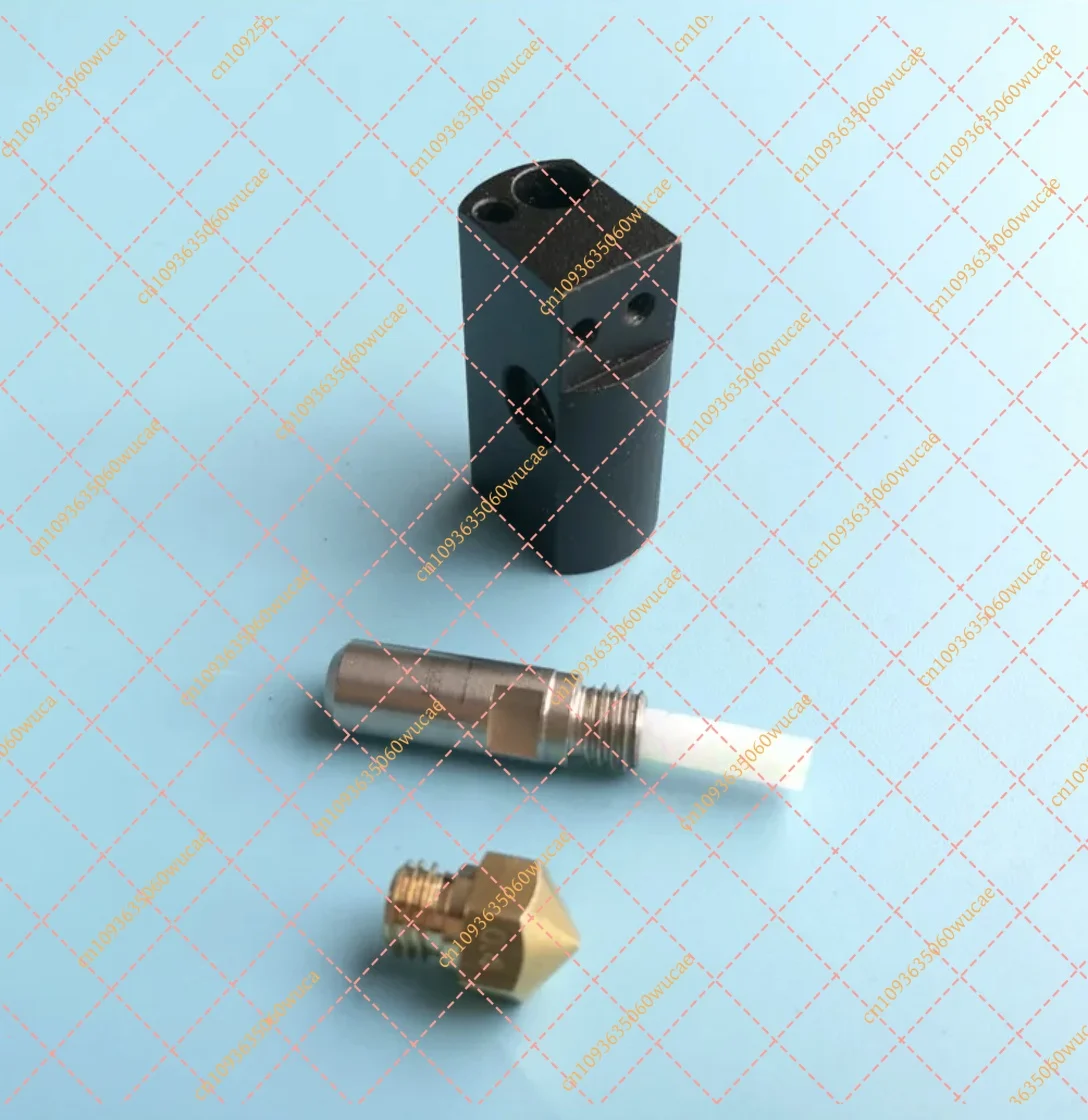 0.4mm Nozzle Hotend Kit 3D Printer Parts PTFE Tube Heater Block Extruder Assembly Compatible with D6 i3 FDM Accessories