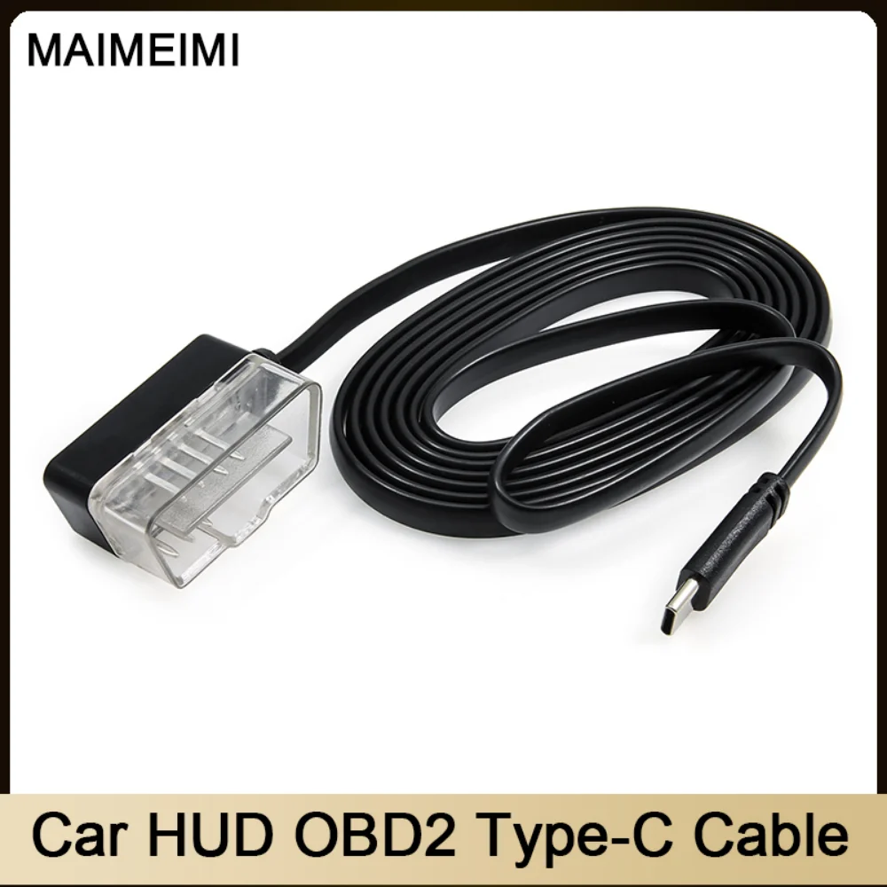 

Car HUD Wire Cable Head Up Display OBD2 Cable Wire For P24 Head Up display Type-C Wire OBD2 Adapter Car Accessories Automobile