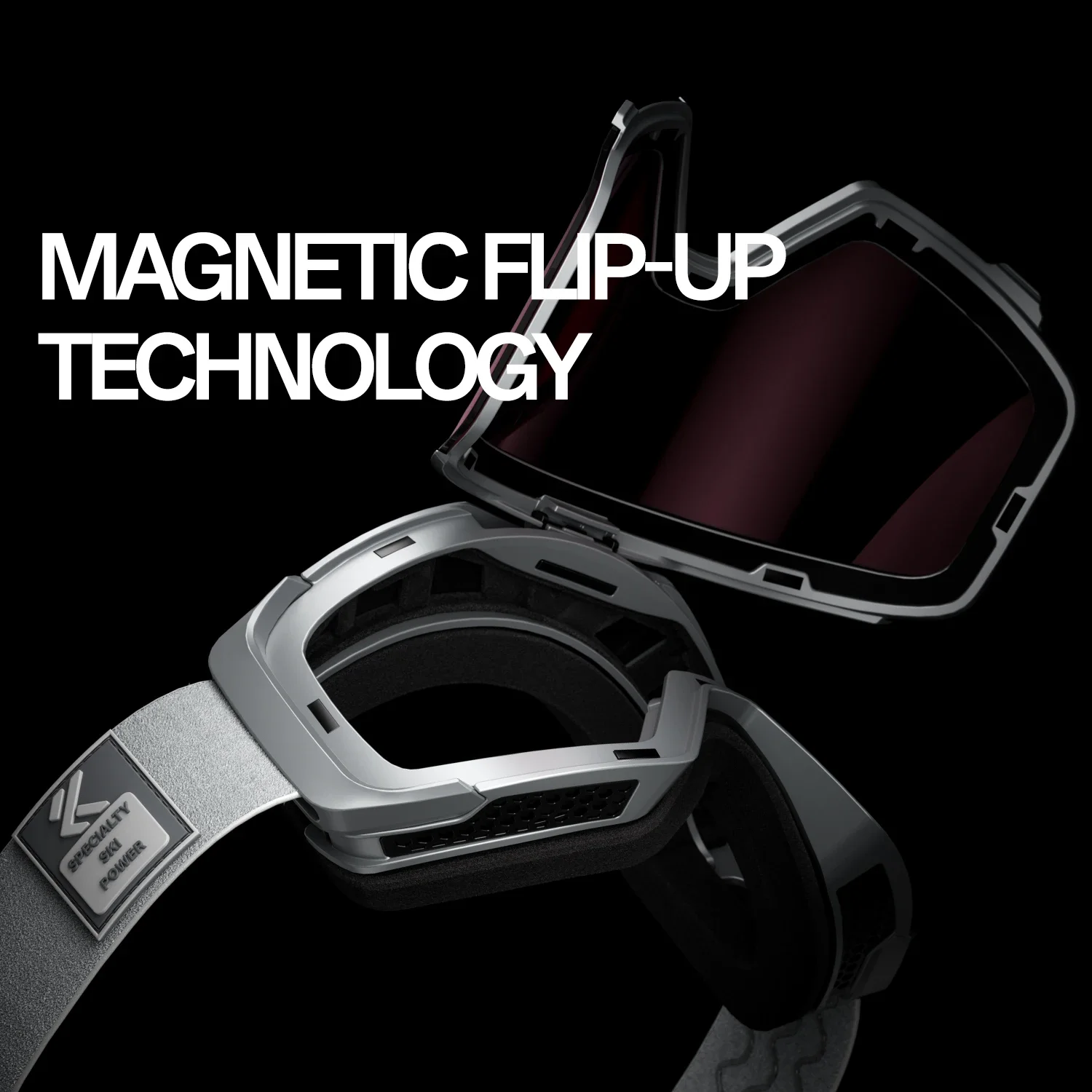 Kapvoe Outdoor Photochromic Snow Goggles Ski Goggles Snowmobile Snowboard Anti-Fog Mask Women UV400 Sports Protective Glasses