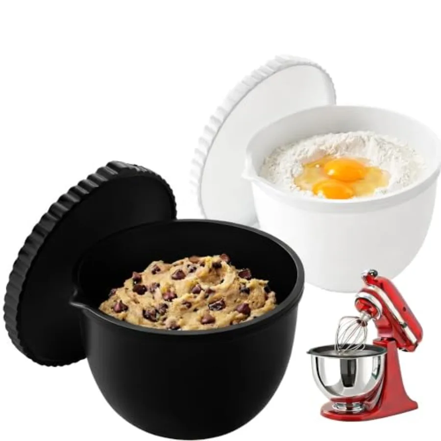 

Силиконовые вкладыши Sweet Jojo Designs (2 шт.) для миксеров KitchenAid 4.5 и 5 кварт, силиконовые вкладыши для чаш миксеров KitchenAid, 2 штуки