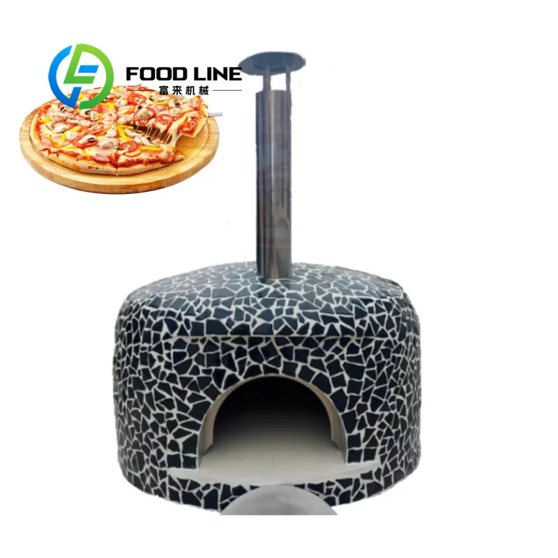 Low Price Manufacturer Wooden Fired Outdoor Pizza Oven Hybrid Brick Wood Fired Pizza Oven Machine