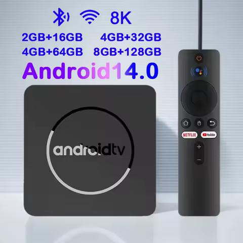 Smart TV Box Q10 Android14 HDR10 AllwinnerH313 Google Voice Assistant 4K 8K 2.4G5G Dual Wifi 32G 64G 128G Streaming Media Player