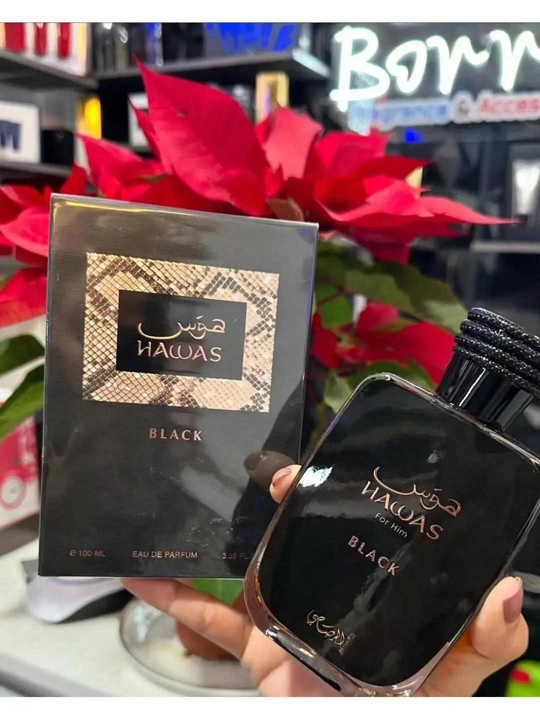 

Hsasi Hawas Men's Eau De Parfum Spray 3.4oz It Is an Ideal Gift Choice (Birthday Gifts)