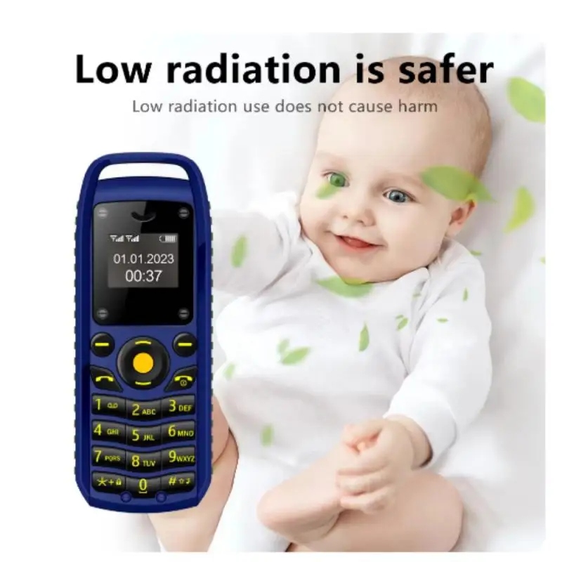 GAT BM25 Button Mini Mobile Phone 2 SIM Standby Bluetooth Dialing Surround Wear Blacklist Smallest Backup Cellphones for Sports