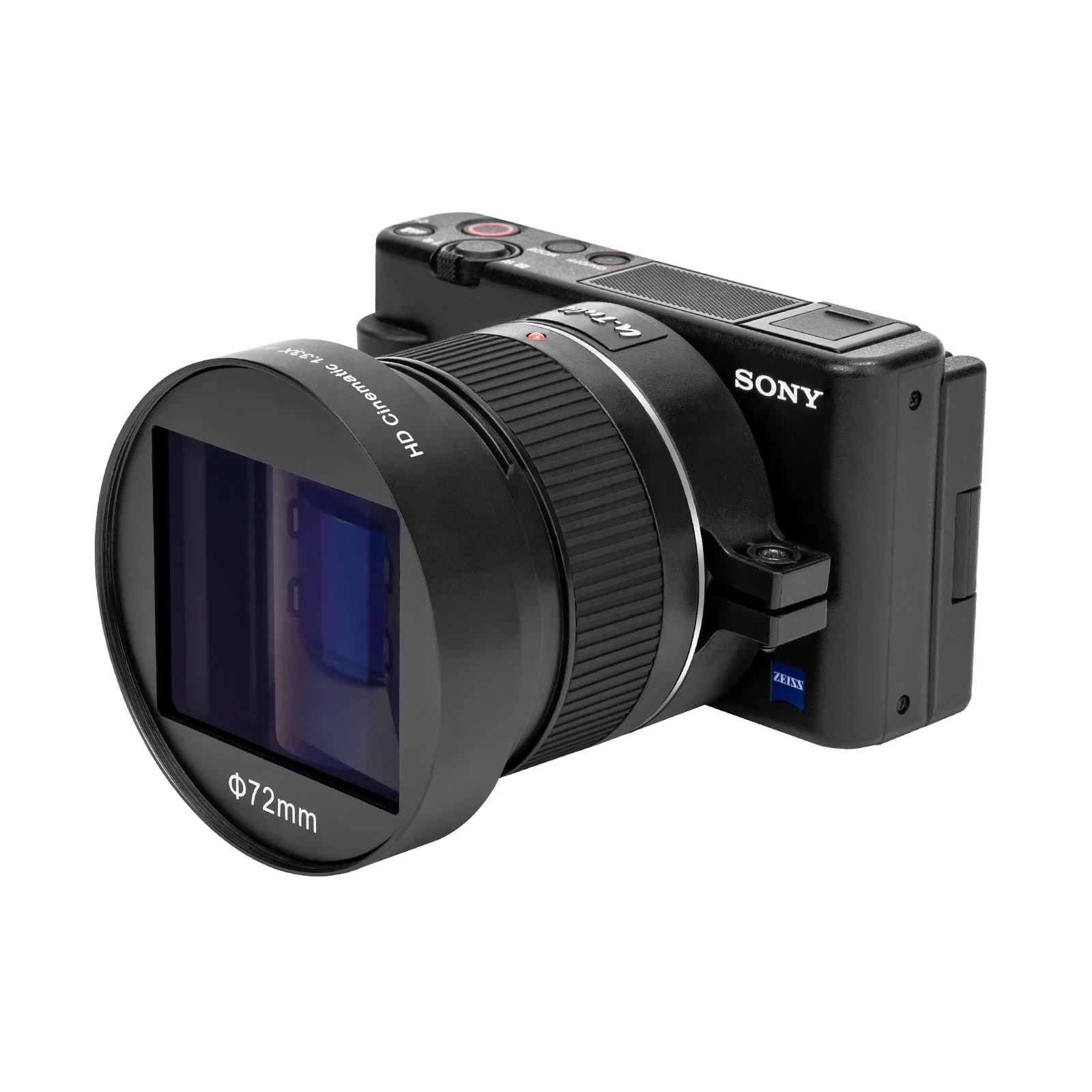 

External Camera Bayonet Mount Anamorphic Lens For ZV1, RX100 M3/M4/M5