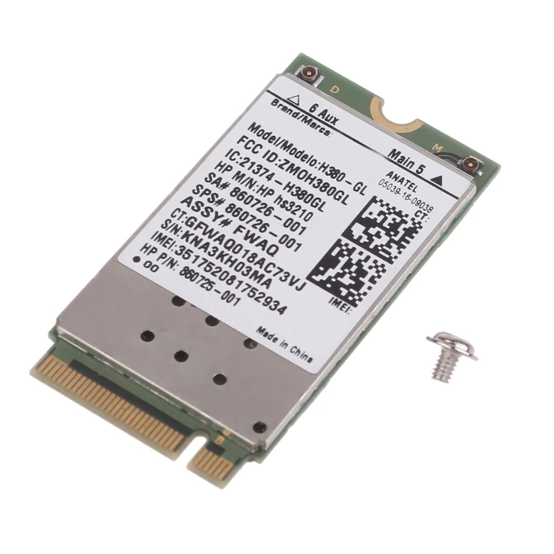 

WWAN Module Adapter Card 860726-001 for ZBook 17/15/15u EliteBook 840/820