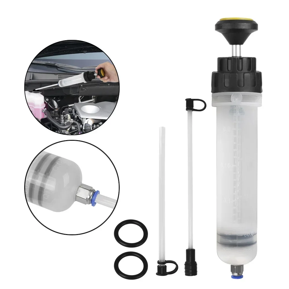

Car 200/500/1500ML Oil Fluid Extractor Manual Oil Fluid Transfer Pump Filling Syringe Delivery Bottle Car Accessories