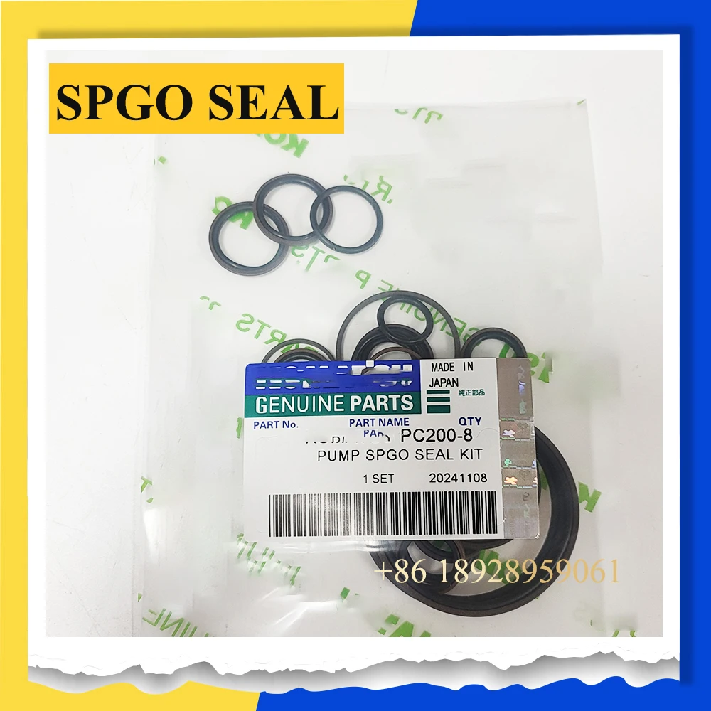 SPGO Main Pump Seal for komatsu PC200-8 PC300-8 Excavator Repair Seal Kit