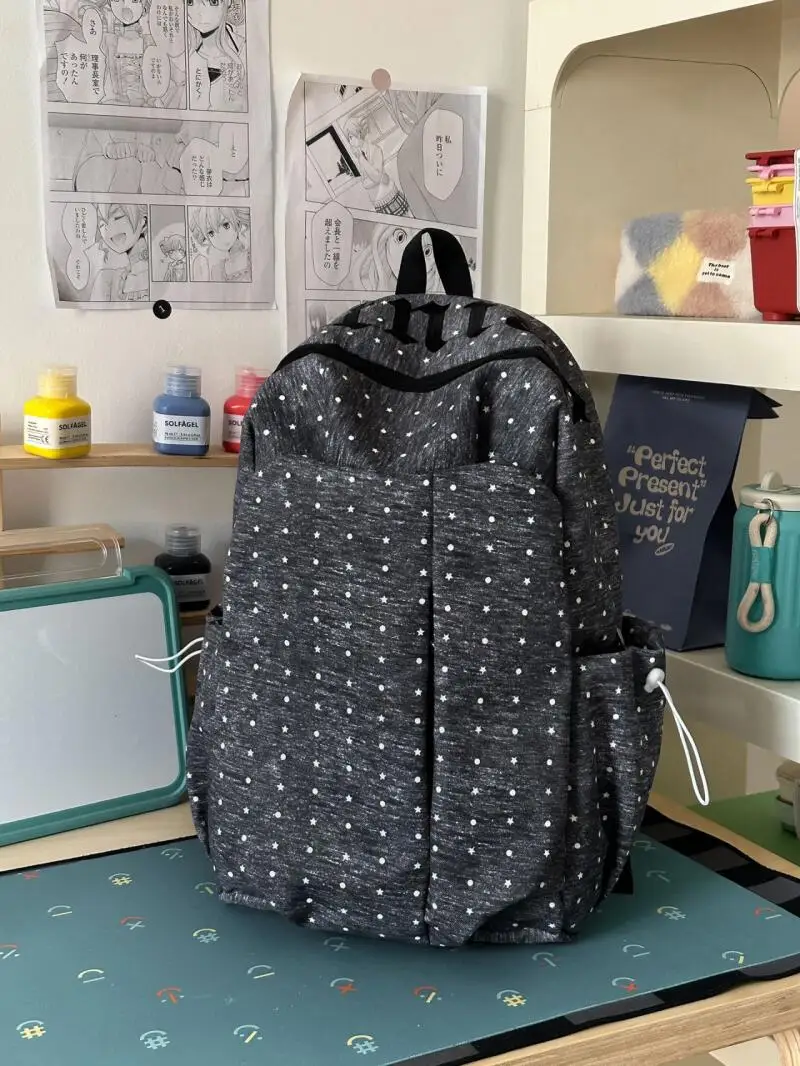Ladies' Backpack, Girls' Backpack, Middle and High School Girls' Class, Outing, Lightweight and Versatile Backpack