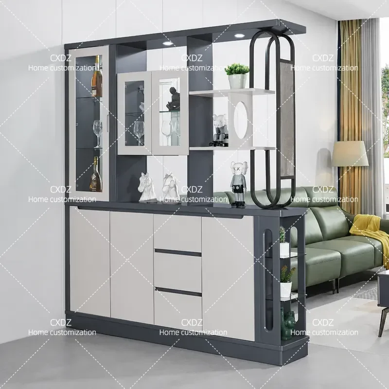 Light luxury living room door porch cabinet screen partition cabinet modern simple shoe cabinet