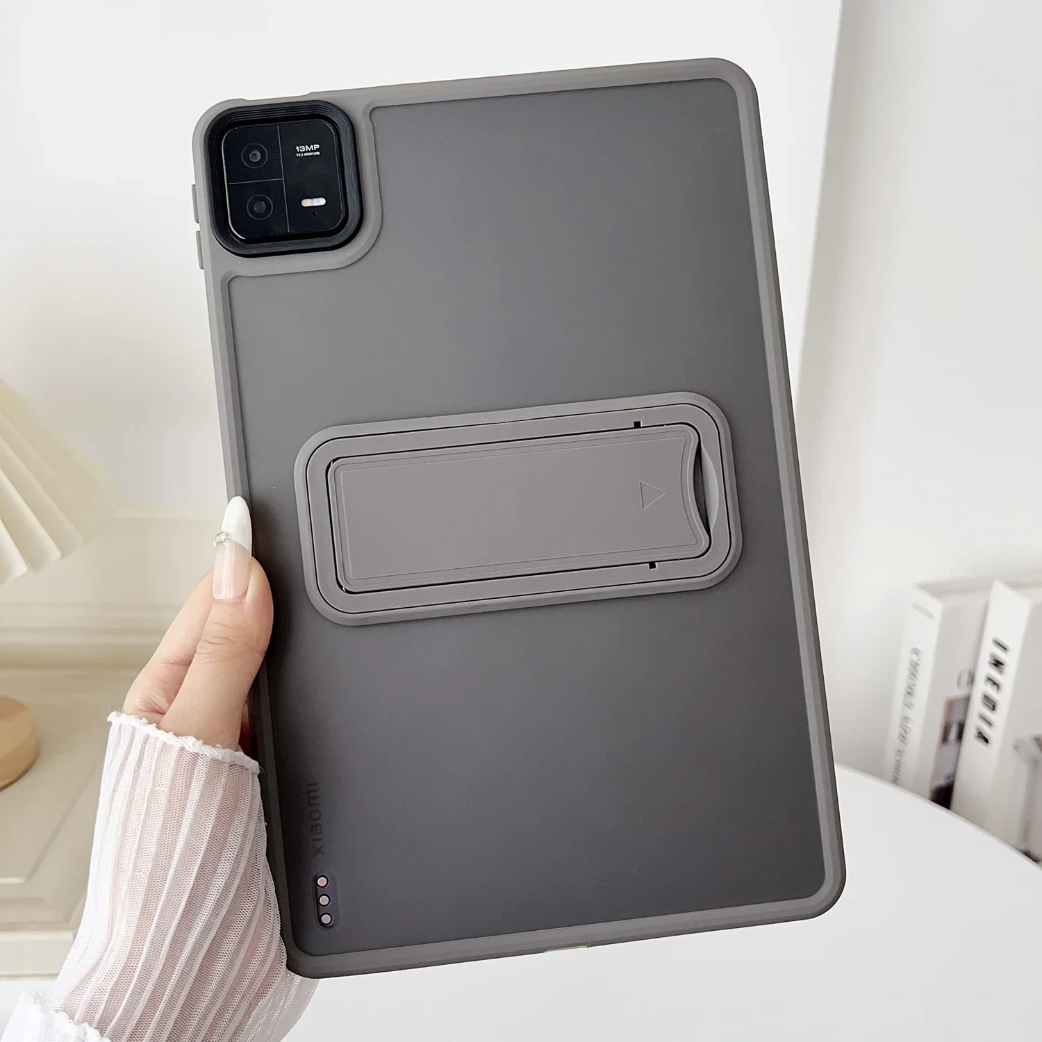 ITEUU Matte Standhülle für Xiaomi MI Pad 8 7 6 5 Pro 6S Redmi Kpad Pad 2 SE 8,7 11 Zoll Tablet-Hülle Verstellbarer Ständer Hard Cover 7